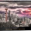 Seattle City Skyline 1000pc Puzzle -Chessboard Game Store 5887390378100687361 74378