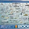 Evolution Of Military Aircraft 2000pc Puzzle -Chessboard Game Store 5887553979201520129 74378