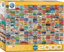 The VW Groovy Bus 2000pc Puzzle