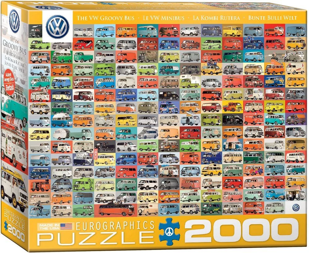 The VW Groovy Bus 2000pc Puzzle 3 The VW Groovy Bus 2000pc Puzzle
