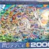 Unicorn Fantasy 2000pc Puzzle -Chessboard Game Store 5887560176939991553 74378