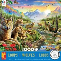 Summer Wolf Family 1000pc
