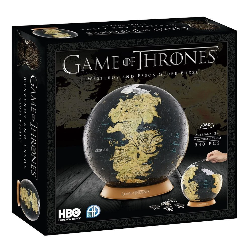ASMODEE 4D Game Of Thrones 9" Globe Puzzle 3 ASMODEE 4D Game Of Thrones 9" Globe Puzzle