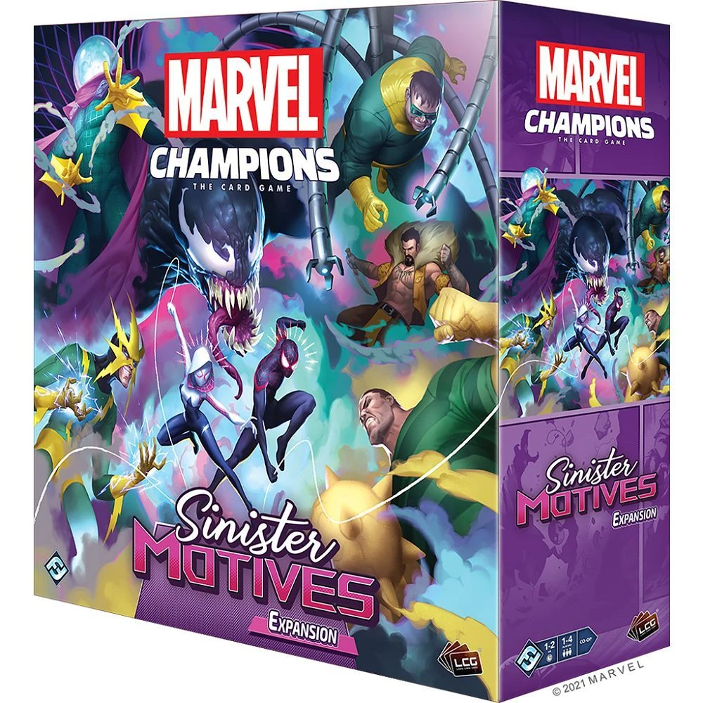 ASMODEE Marvel Champions LCG Sinister Motives Expansion