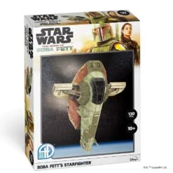 ASMODEE 4D Star Wars Boba Fett's Ship Paper Model