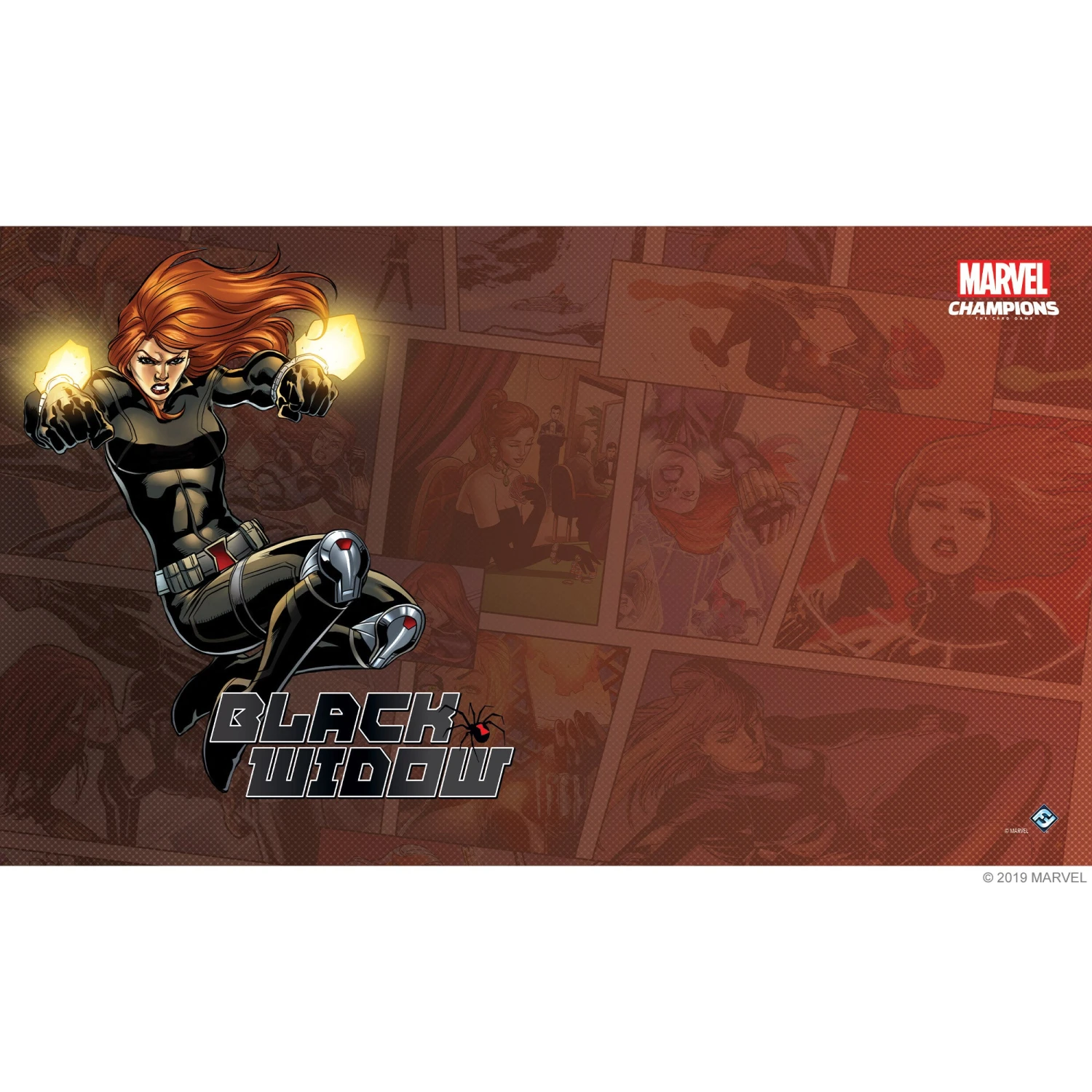 ASMODEE Playmat Black Widow 3 ASMODEE Playmat Black Widow
